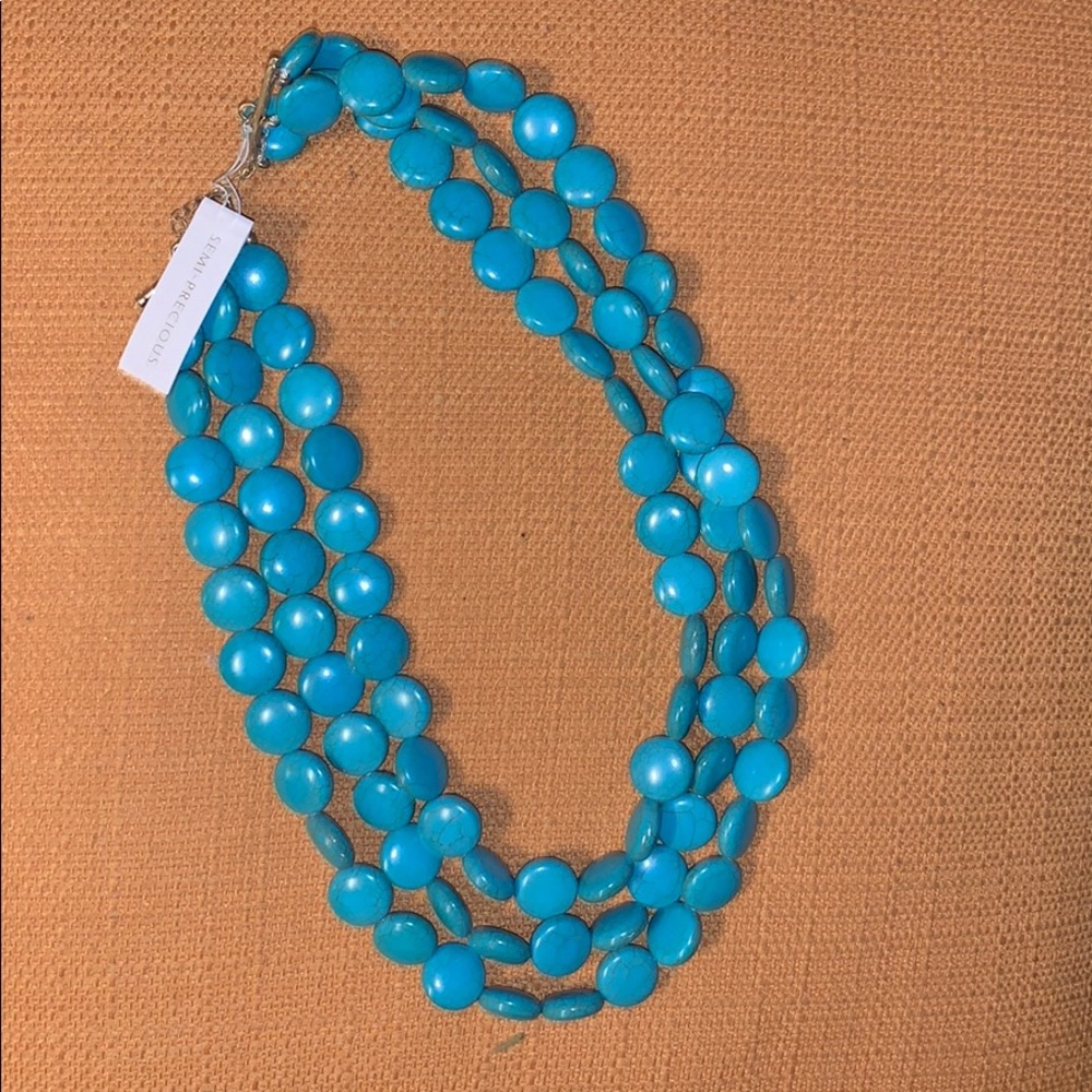 Blue Beaded Necklace